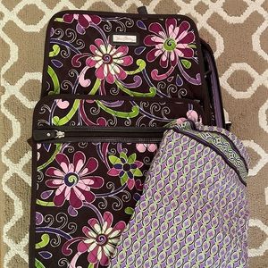 Vera Bradley Large Spinner - Purple Punch